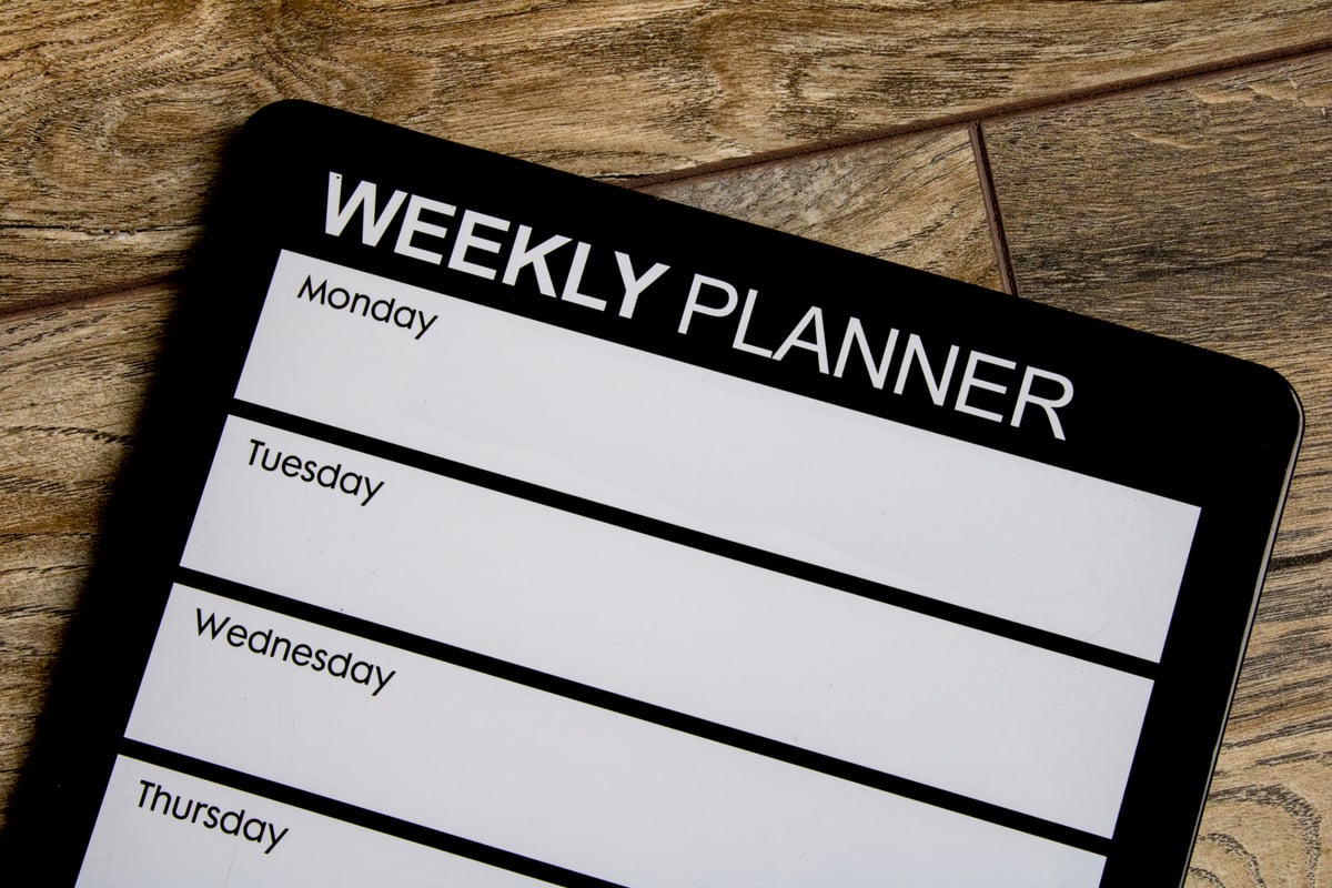 Weekly planner